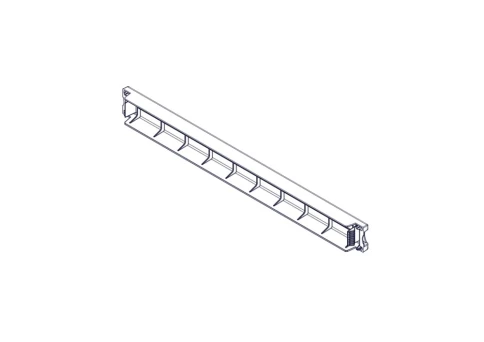 Plastic plug Systeme Electric, Excelente series, 1U , 19", tool-free installation, black (10 pcs.) фото 6