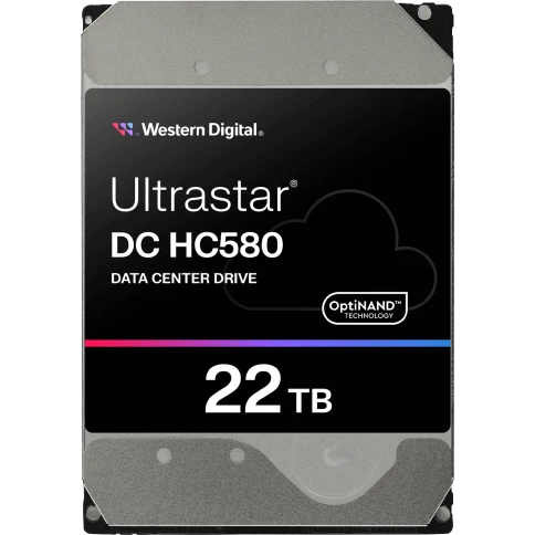 Жесткий диск/ HDD WD SAS Server 22Tb Ultrastar DC HC580 7200 12Gb/s 512MB 1 year warranty (replacement WUH722222AL5204, WUH722020BL5204, ST22000NM000E, MG10SCA20TE, ST20000NM002D, ST20000NM007H) фото 1