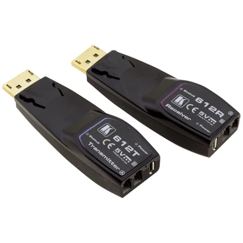 Передатчик и приемник сигнала DisplayPort 1.2 по волоконно-оптическому кабелю; кабель 2LC, многомодовый ОМ3, до 200 м, поддержка 4К60 4:4:4 [94-0006120] фото 2