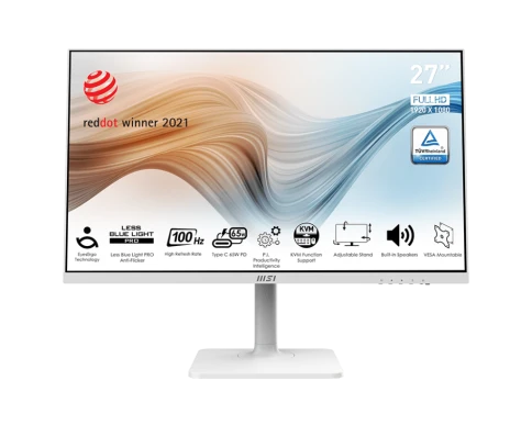 Монитор/ MSI Modern MD272XPW  27'', 1920x1080, IPS, 178x178, 300nit, 1 фото 1