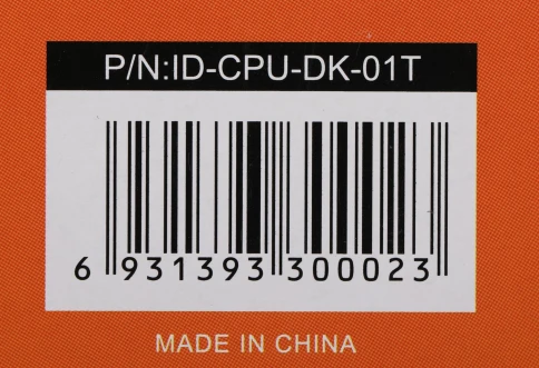 Кулер ID-Cooling DK-01T Soc-AM5/AM4/1200/1700/1851 черный 3-pin 24dB Al 95W 195gr Ret [DK-01T] фото 3