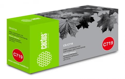 -/ Картридж лазерный Cactus CS-C719 719 черный (2100стр.) для Canon i-SENSYS MF5840 MF5880 LBP6300 6650 фото 4