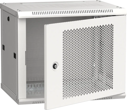 ITK Шкаф LINEA W 9U 600x450 мм дверь перфорированная, RAL7035 фото 1