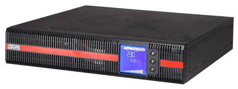 ИБП Powercom MRT-3000-L (127V), 3000 Вт/3000 ВА, Rack/Tower, напряжение шины постоянного тока 72В, ток заряда 6А, LCD, USB, RS-232, слот под SNMP карту, ШхГхВ 428х635х84 мм, вес нетто 14,4 кг, батареи в комплект не входят/ UPS Powercom MRT-3000-L (127V), фото 1