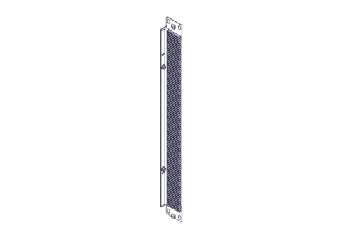 System Electric, серия Uniprom, 1U, 2шт, черный фото 7