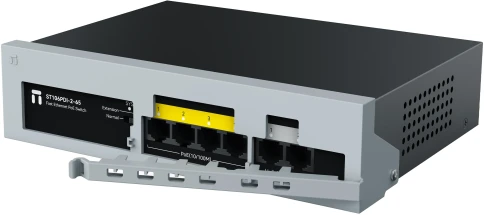 Коммутатор/ Неуправляемый PoE коммутатор Fast Ethernet netis ST106PDI-2-65, 4 порта 100 Мбит/с PoE+, 2 порта 100 Мбит/с RJ45 Uplink, БП 65 Вт фото 4