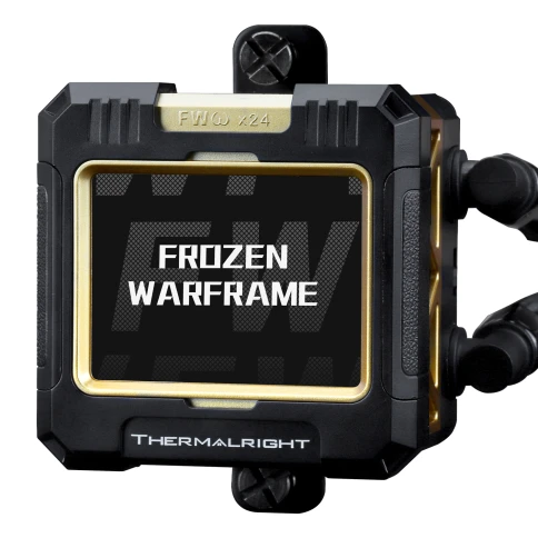 Водяное охлаждение для процессора/ Water Cooling System Thermalright Frozen Warframe 420 ARGB (420mm, LED, Black, ARGB/ Fans: 3x140mm, 88.7CFM, 29.8dBA, 1750RPM/ Pump height 60mm, 23dBA, 3000RPM, Rad thickness 27mm/ S: 1851, 1700, 1200, 115X, 2011, 2066, фото 2