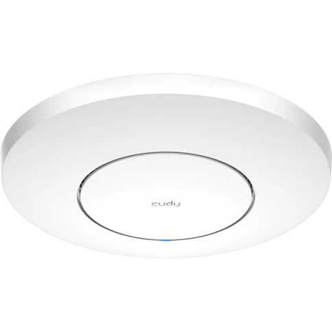 Точка доступа/ BE3600 Dual Band Ceiling Mount Wi-Fi 7 Access Point, Chipset Broadcom, 802.11be/ax/ac/a/b/g/n, 2880Mbps at 5GHz +688Mbps at 2.4GHz, 1 x 2.5G RJ45 Port, MU-MIMO, Support 12V DC or  802.3at PoE or Passive PoE, Internal Antennas, 12V DC adapte фото 2