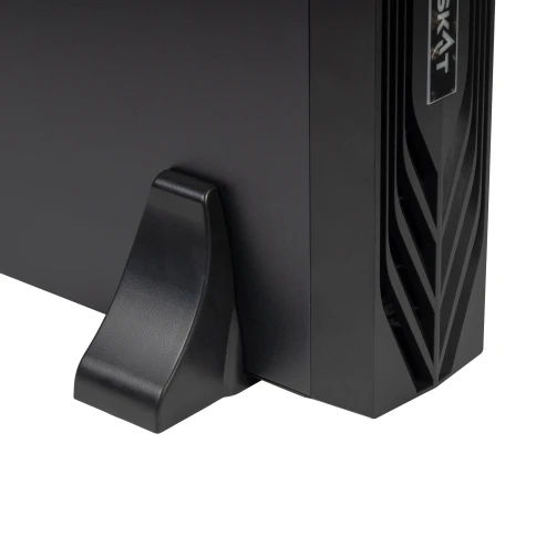 8764 SKAT-UPS 1500-RACK-ON-3X9 P3 ИБП 1500ВА/1500 Вт, 2U, On-Line, синус, встр. АКБ 36В (3x9Ач), 2хSchuko, USB, RS232, RS485, параллельный порт, слот для карт (SNMP,реле), EPO, ШхГхВ 440х460х88, масса 19.4 кг фото 12
