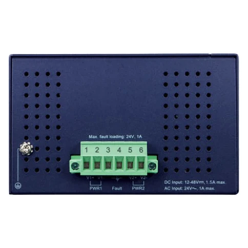 коммутатор/ PLANET IGS-1820TF IP30 Industrial 16-Port 10/100/1000T + 2-Port 1000X SFP Gigabit Ethernet Switch (-40~75 degrees C, dual 12~48V DC/24V AC) фото 3
