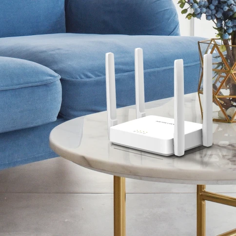Маршрутизатор/ AC1200 dual-Band Gb Wi-Fi router, 1 10/100 Mbits WAN + 2 10/100 Mbits LAN , 4 5dBi external antennas фото 4