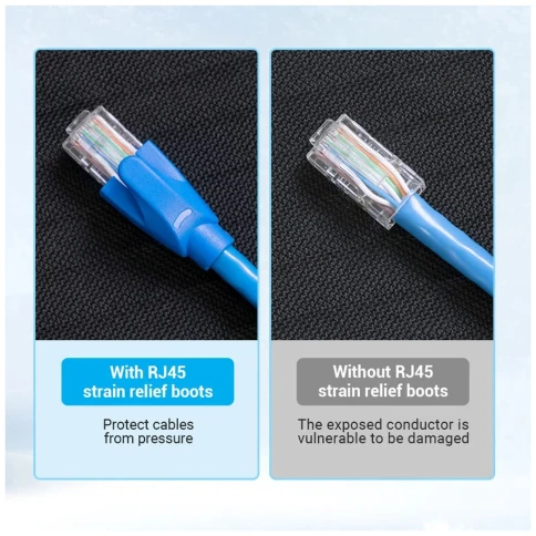 Колпачки изолирующие Vention IODY0-50 для разъемов RJ-45 (50шт.) - Жел фото 2