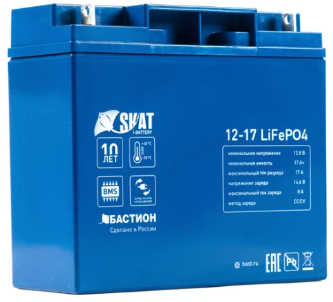 647 Skat i-Battery 12-17 LiFePo4, 12 В, 17 Ач фото 3