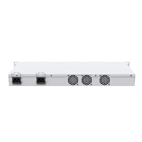 Коммутатор/ CRS326-24S+2Q+RM 40 Gbps QSFP+ ports, 24 10 Gbps SFP+ ports, 320 Gbps throughput, 640 Gbps switching, dual power фото 2