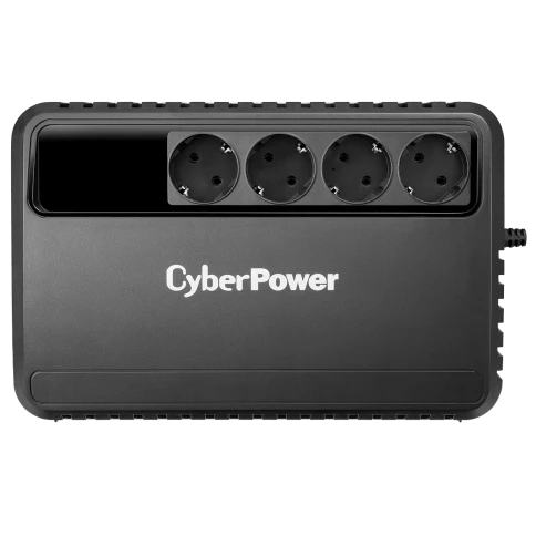 ИБП CyberPower BU1000E, Line-Interactive, 1000VA/600W, 4 Schuko розетки, Black, 0.4х0.3х0.3м., 7.8кг./ UPS Line-Interactive CyberPower BU1000E 1000VA/600W (4 EURO) фото 2