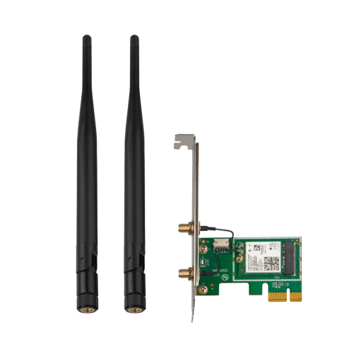 Адаптер Wi-Fi/ "Сетевой PCIe Адаптер  AX3000 Wi-Fi 6 Bluetooth 5.0 PCIe фото 2