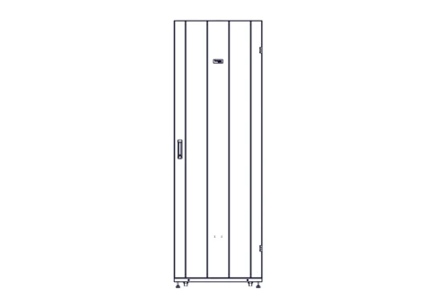 Шкаф Systeme Electric, серия Uniprom, 48U-750/1070, боковые панели 4шт, черный фото 7