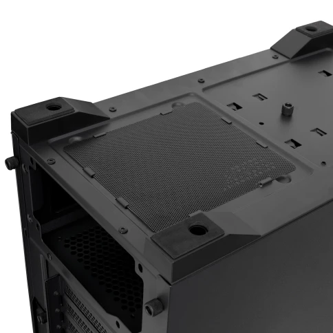 Корпус без блока питания/ Case HSPD M521, Mesh Mid Tower, Black, slide TG, 0.45 SPCC, 4x120mm ARGB (M11-120) ATX, mATX, mITX 160/330/184mm 2x2.5", -, 7xPCI 2xUSB-A 3.0, 1xUSB-A 1.0 390x200x449mm фото 9