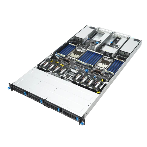 Серверная платформа/ ASUS RS700-E12-RS4U, 1U, 2 x Intel Xeon 6 LGA 4710, 32 x DDR5 6400, 4x 2.5"/3.5" hsb  NVMe/SATA*/SAS*, 2 x PCIE Gen5 x16, 2 x OCP3.0, 2 x M.2 Gen5 x2 (2280/2260)(VROC required for RAID), 1+1 2000W фото 4