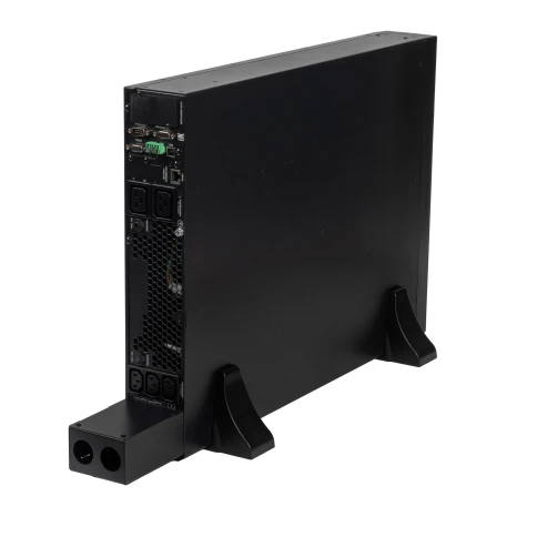 8777 SKAT-UPS 10000-RACK-ON P3 ИБП 10 кВа/10 кВт, 2U, On-Line, синус, внешн. АКБ 240В, ток заряда 15А, USB, RS232, RS485, параллельный порт, слот для карт (SNMP, реле), EPO, ШхГхВ 440х622х88, масса 17.0 кг фото 8