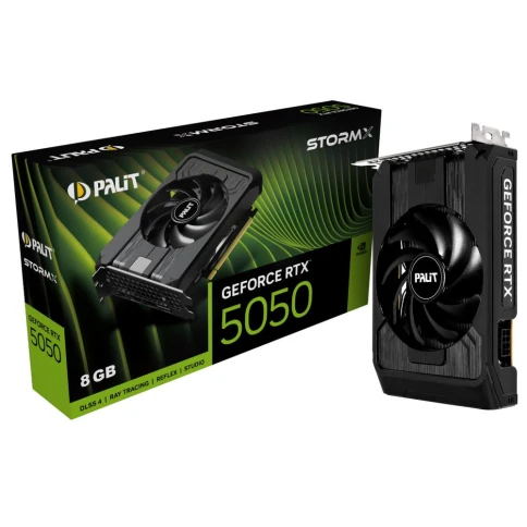 Видеокарта Palit PCI-E 5.0 PA-RTX5050 STORMX NVIDIA GeForce RTX 5050 8Gb 128bit GDDR6 2317/20000 HDMIx1 DPx3 HDCP Ret фото 11