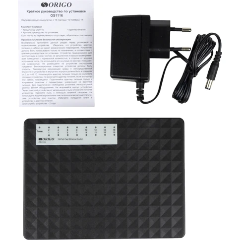 Коммутатор/ Unmanaged Switch 16x100Base-TX, plastic case фото 6