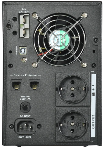 ITK ELECTRA LT ИБП 1кВА/0,8кВт без АКБ USB Schuko фото 1