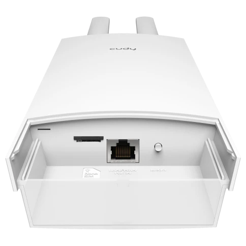 Точка доступа/ Outdoor 4G LTE AC1200 WiFi Router, Cat.4, 300Mbps +  867Mbps Wi-Fi, build-in 4G LTE modem, lightning protection, IP65 Waterproof, 10/100M RJ45, 2 x Detachable 4G Antennas, 24V passive PoE adapter included, Cudy Mesh Support, Zerotier/Wiregu фото 3