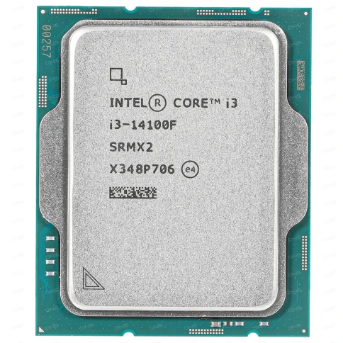 Процессор/ CPU LGA1700 Intel Core i3-14100F (Raptor Lake, 4C/8T, 3.5/4.7GHz, 12MB, 110W) OEM фото 1