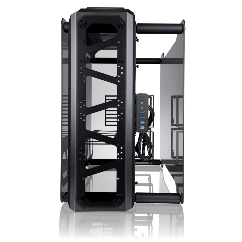 Корпус без блока питания/ Case Raijintek ENYO, Full-Tower, TG, no fans, 4xUSB-A 3.0, SSI-EEB, E-ATX, ATX, mATX, mITX Black фото 3
