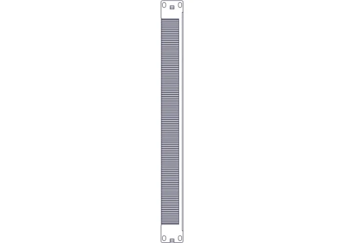 System Electric, серия Uniprom, 1U, 2шт, черный фото 2