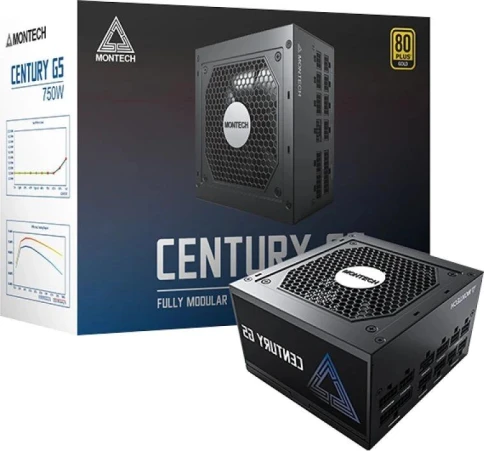 Блок питания Montech ATX 750W CENTURY GOLD G5 80+ gold (20+4pin) APFC 120mm fan 10xSATA Cab Manag RTL фото 6