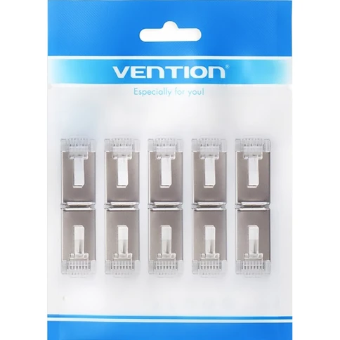 Коннектор Vention RJ45 (8p8c), FTP cat. 5e, под витую пару, экранирова фото 3