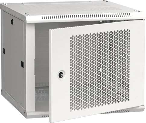 ITK Шкаф LINEA W 9U 600x600 мм дверь перфорированная, RAL7035 фото 2