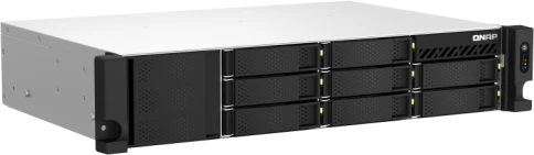 Сетевое хранилище без дисков/ SMB QNAP TS-864eU-RP-8G NAS, 8-tray 3,5"/2,5" w/o HDD, 4-core Intel Celeron N5095 2.0-2.9 GHz, 8GB DDR4 max, 2x2.5GbE LAN, 2U Rackmount, 2x300W PSU.  W/o rail kit RAIL-B02 фото 6