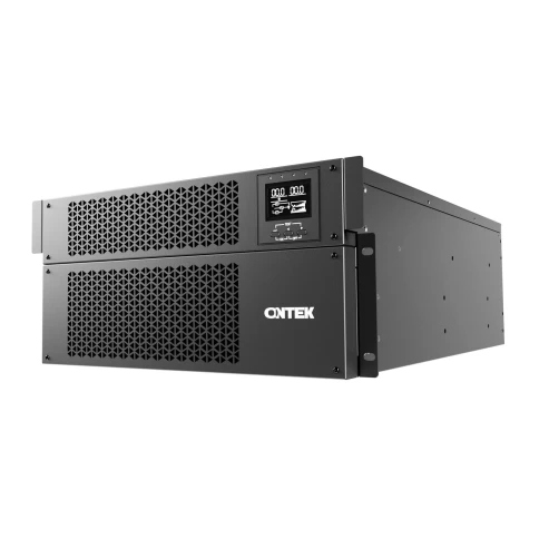 Источник бесперебойного питания/ ONTEK SM RT 10 (SB), 10 кВА/10 кВт (PF=1) с внутренними аккумуляторными батареями 20шт/9Ач, выходными клеммами и выходными розетками 8шт х С13, 4шт х С19, с выключателем сервисного байпаса и выходным выключателем, зарядное фото 3