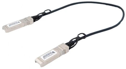 DAC кабель SFP+ 10G/ DAC кабель SFP+ 10G. Скорость: 10 Гбит/c. Тип разъема: SFP. Длина кабеля 1м. Размеры коннектора (ШхВхГ): 11 x 9 x 57 мм. Рабочая температура: 0…+70°С. фото 1
