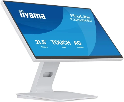 Монитор Iiyama 22" ProLite T2252MSC-W2AG белый IPS LED 5ms 16:9 HDMI M/M матовая 250cd 178гр/178гр 1920x1080 60Hz DP FHD USB Touch 4.5кг фото 2