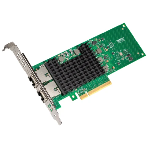 Сетевая карта/ Intel® Ethernet Network Adapter X710-T2L, Dual Ports RJ45, X710-AT2, 10GbE/5GbE/2.5GbE/1GbE/100Mb, PCIe v3.0 (8.0GT/s), QoS, VMDq, SR-IOV, iSCSI/NFS фото 1