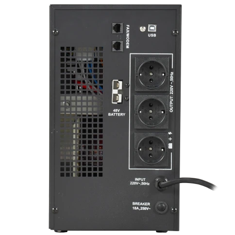 ITK ELECTRA LT ИБП 3кВА/2,4кВт 48VDC без АКБ USB Schuko фото 1