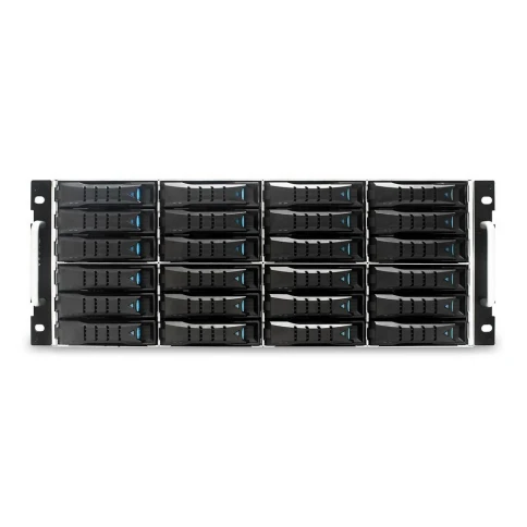 Дисковая полка/ J40604-03-35X, 4U 60x 3.5" hot-swap bays, hot-swap JBOD with single SAS 12G expander controller, Tool-less HDD tray, 1200W 1+1 hot-swap redundant 80+ platinum, with BMC фото 2