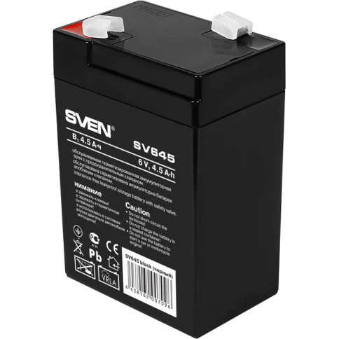 Батарея SVEN SV 645 (6V 4.5Ah), 6В, 4.5А*ч фото 1