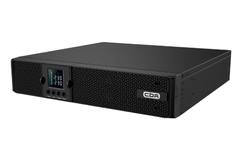 Стоечный линейно-интерактивный ИБП/ ИБП CBR [PLS-1.5KRT-8I-LCHERSC] Line Interactive Smart 1500/1350 RT 8 x C13, LCD, HID-USB, RS232, EPO, SNMP slot фото 1