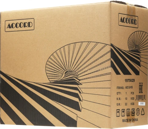 Корпус Accord ENTRY ACC-241 черный mATX 2xUSB2.0 audio [ACC-241] фото 7