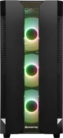 Корпус Chieftec Hunter черный ATX 4x120mm 4x140mm 2xUSB3.1 audio bott PSU [GS-01B-OP] фото 8