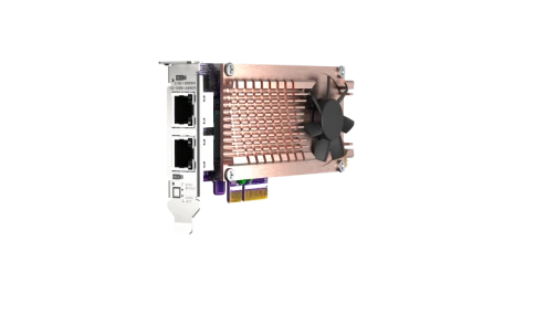 Плата расширения/ QNAP QM2-2P2G2T Expansion card 2 slots M.2 2280 NVMe. PCIe Gen3 x4 interface, 2x 2.5 GbE BASE-T. фото 4