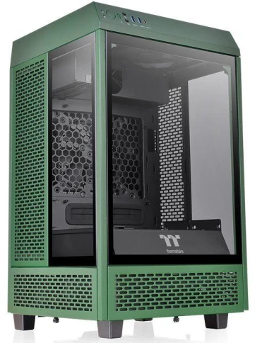 Корпус Thermaltake The Tower 100 Racing зеленый miniITX 1x120mm 3x140mm 2xUSB3.0 audio bott PSU [CA-1R3-00SCWN-00] фото 5