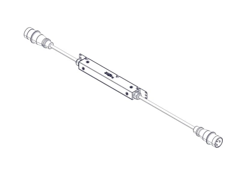 PDU, with monitoring, Uniprom series, 0/1U, 400V, 3P, 16A, IEC309 input, IEC309 output фото 3