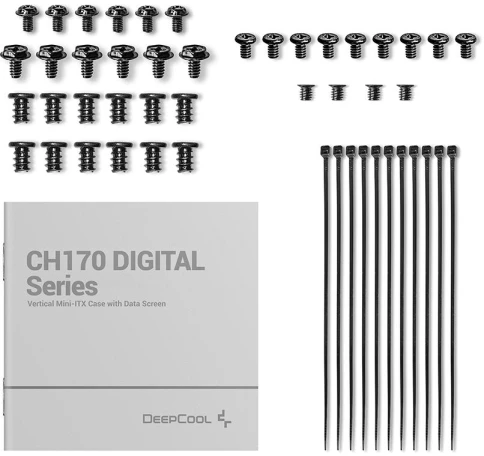 Корпус Deepcool CH170 DIGITAL черный mATX 1x120mm 1xUSB2.0 1xUSB3.0 audio bott PSU [R-CH170-BKNPI0D-G-1] фото 4
