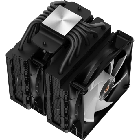 Кулер для процессора/ CPU Cooler Ocypus Delta A62 BK ARGB (260W, 4-pin PWM, 156mm, Al/Cu, 6x6mm, ARGB, 2x120mm, 73CFM, 29dBA, 2000RPM, S: 1851/1700/1200/115X, AM5/AM4, black) фото 5